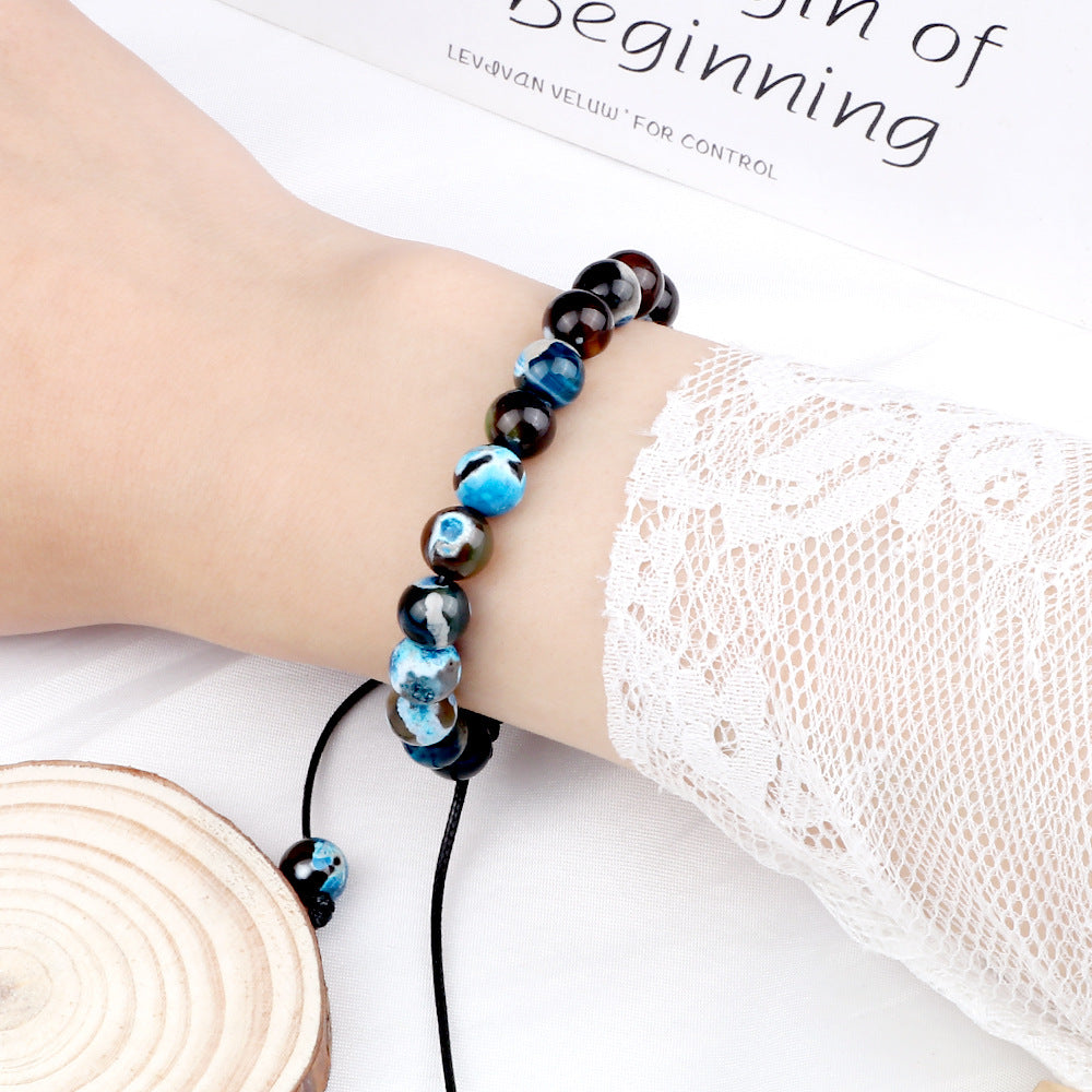 Brazalete ajustable de la trenza del fuego de 8 mm de 8 mm